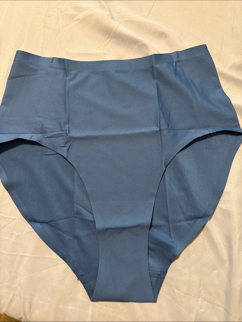 Mid-Waist Seamless Briefs in Slate Blue